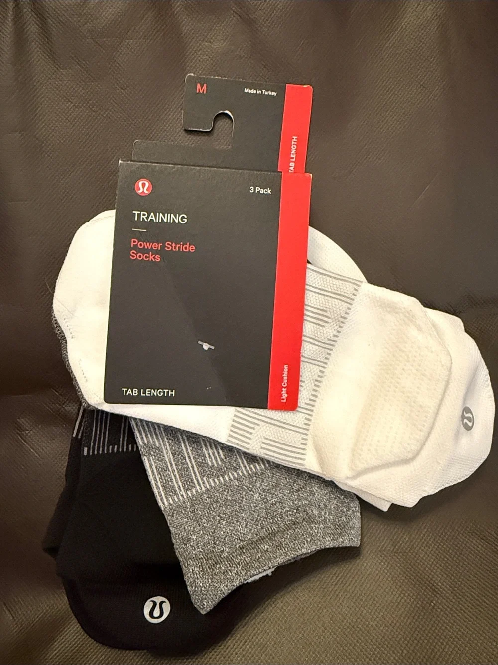 Lululemon Unisex 3 Pack Training Socks